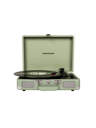 Crosley CR8005FMT Cruiser Plus Vinyl Record Player in mint colorway