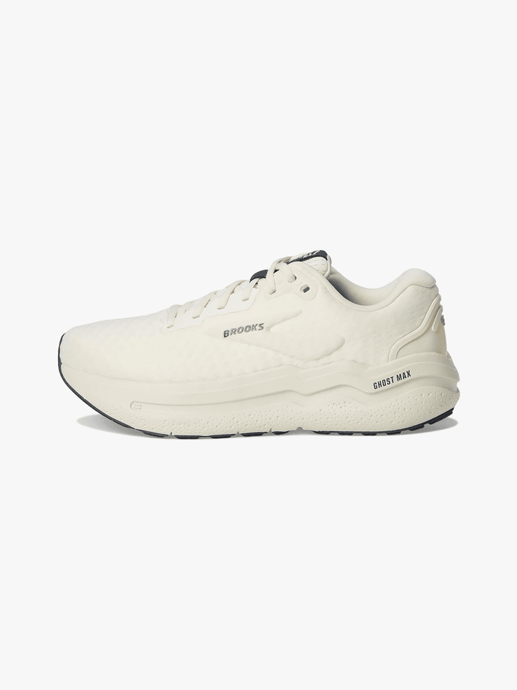 Ghost Max 2 sneakers in white and cream color way on light gray background