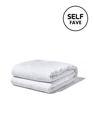 Gravity Weighted Blanket in white